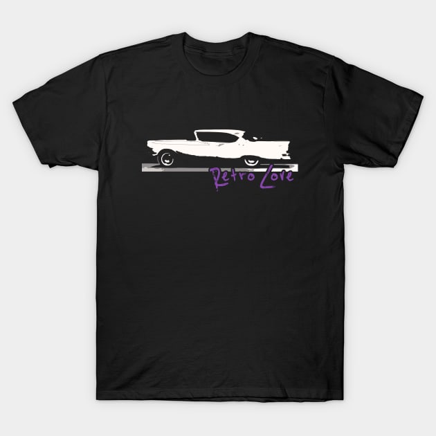 Retro Love - 60s Classic Car T-Shirt by VintageMimi